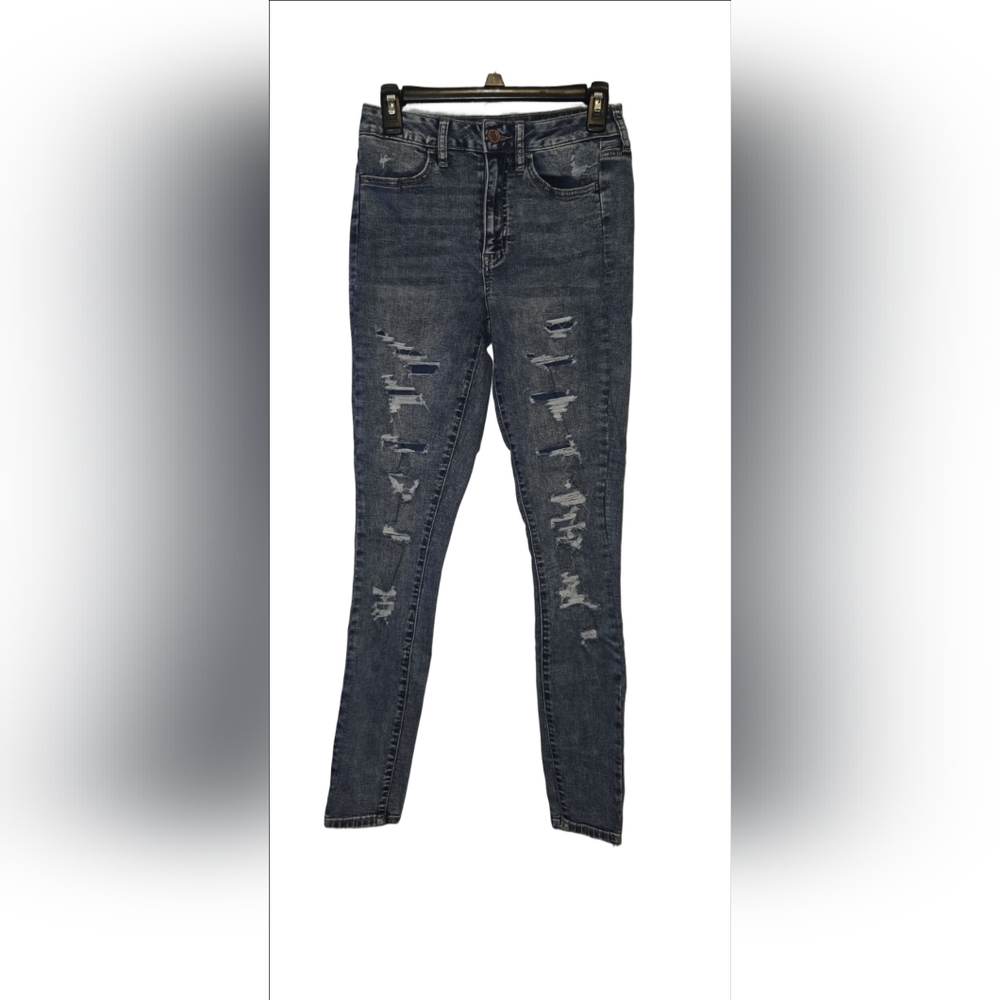 ​✨ SO Ultimate High-Rise Distressed Jeggings - Blue Wash 7long
